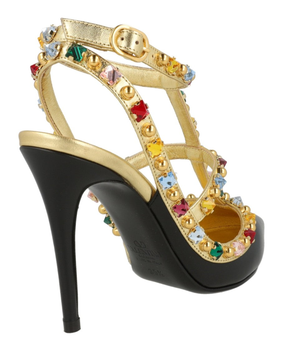 Valentino Rockstud Cage Pumps