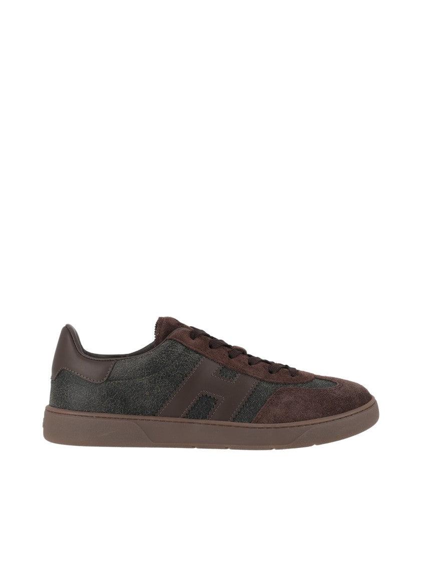 Hogan Cool Suede Leather Low-Top Sneakers