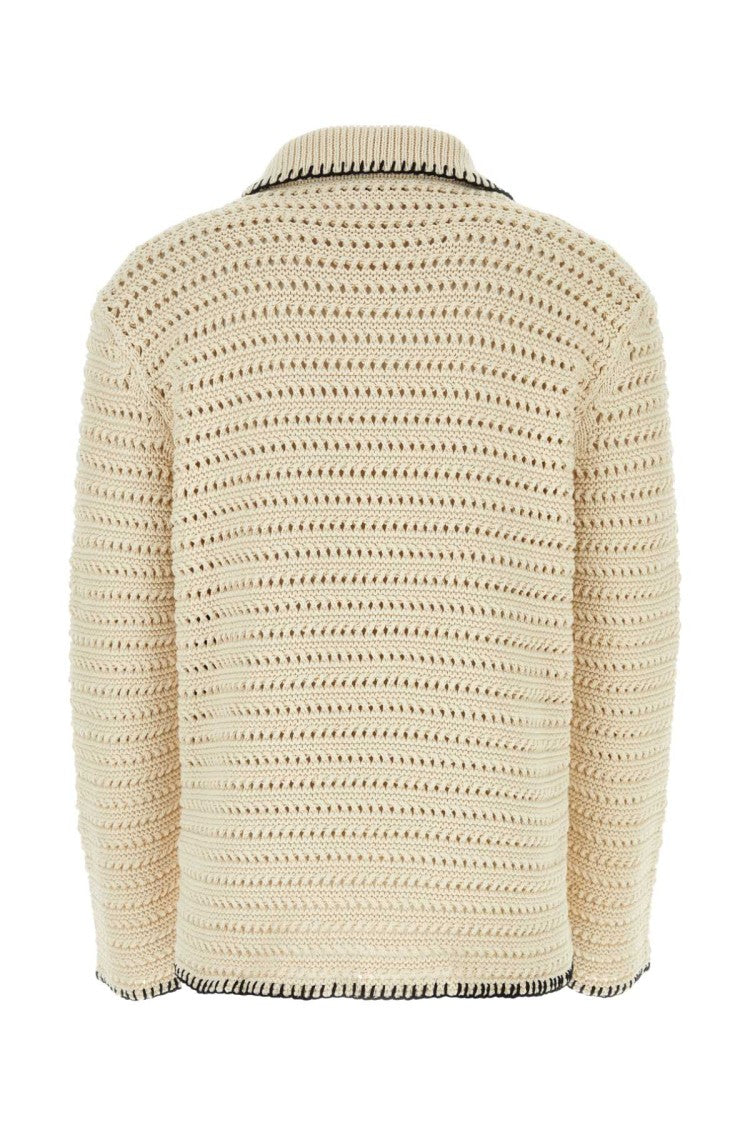 Alanui Sand Crochet Shirt