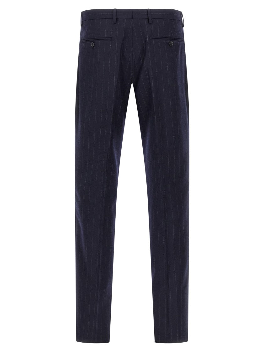 Tagliatore Pinstriped Two-Piece Suit In Super 110'S Wool