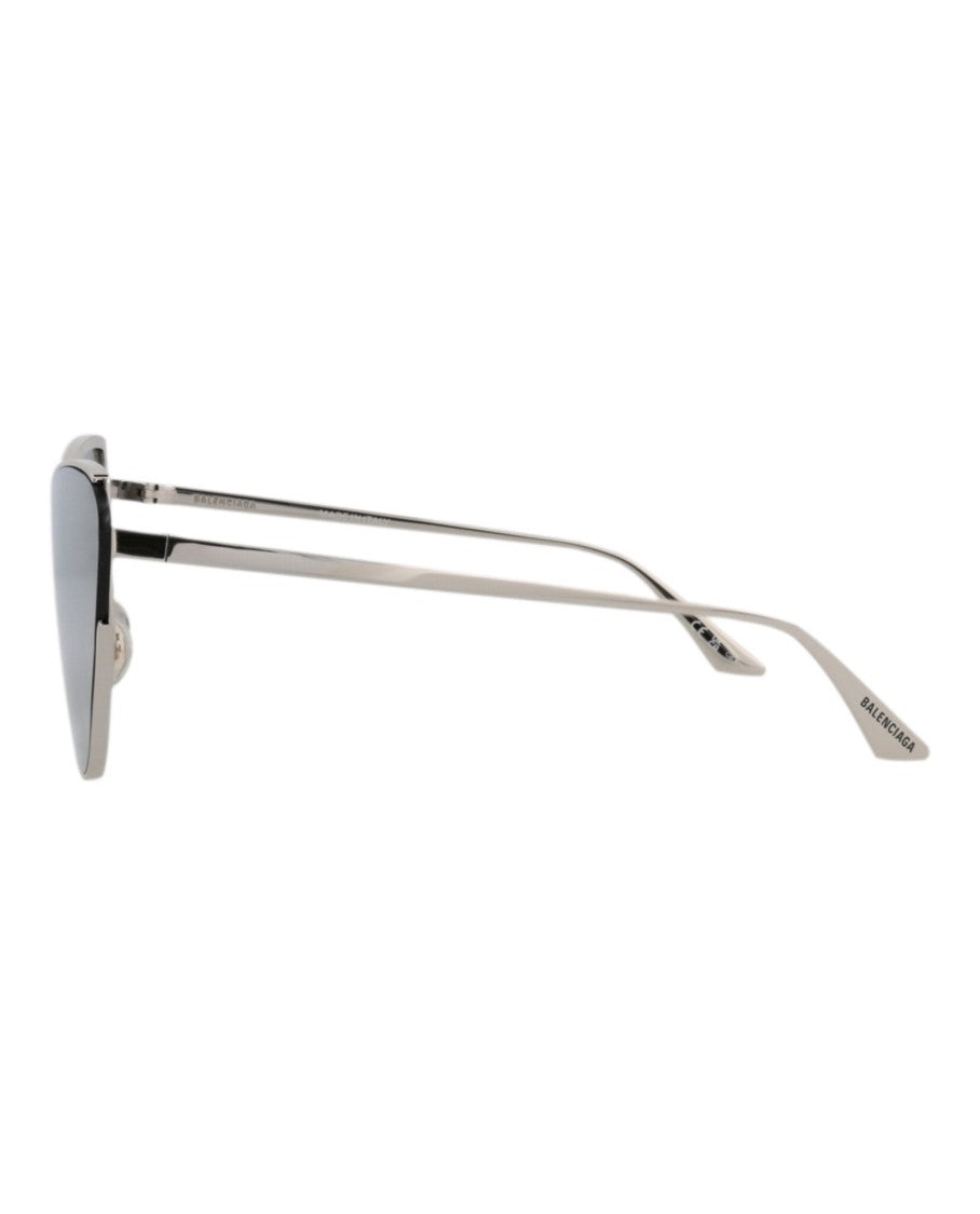 Balenciaga Cat Eye-Frame Metal Sunglasses