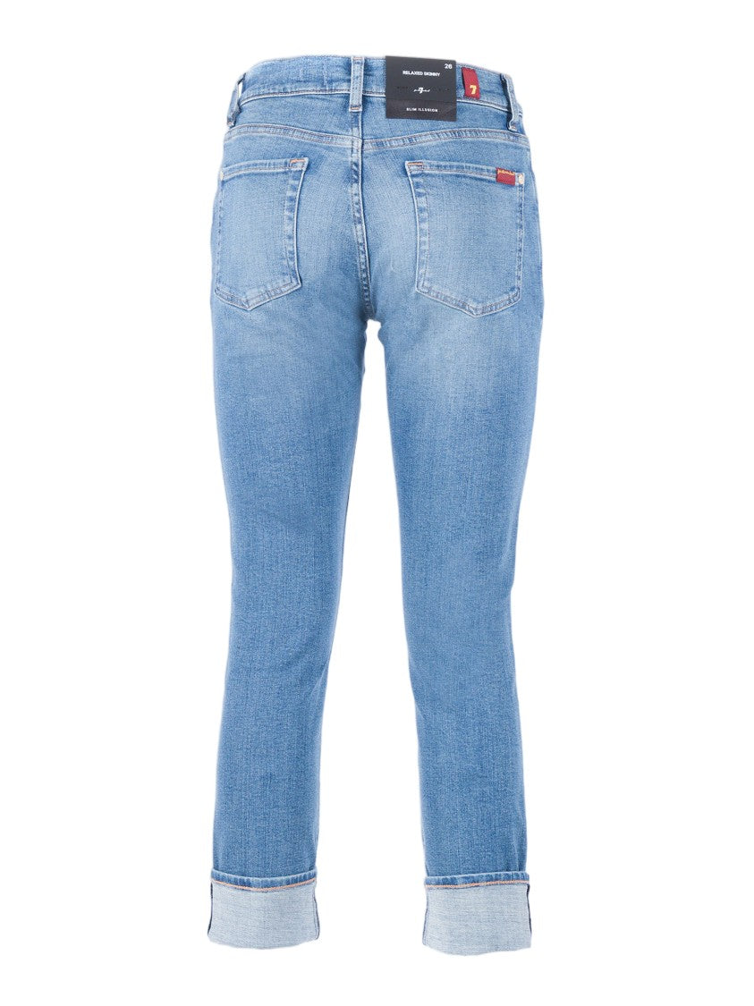 7 For All Mankind Retro Fade Relaxed Skinny Jeans