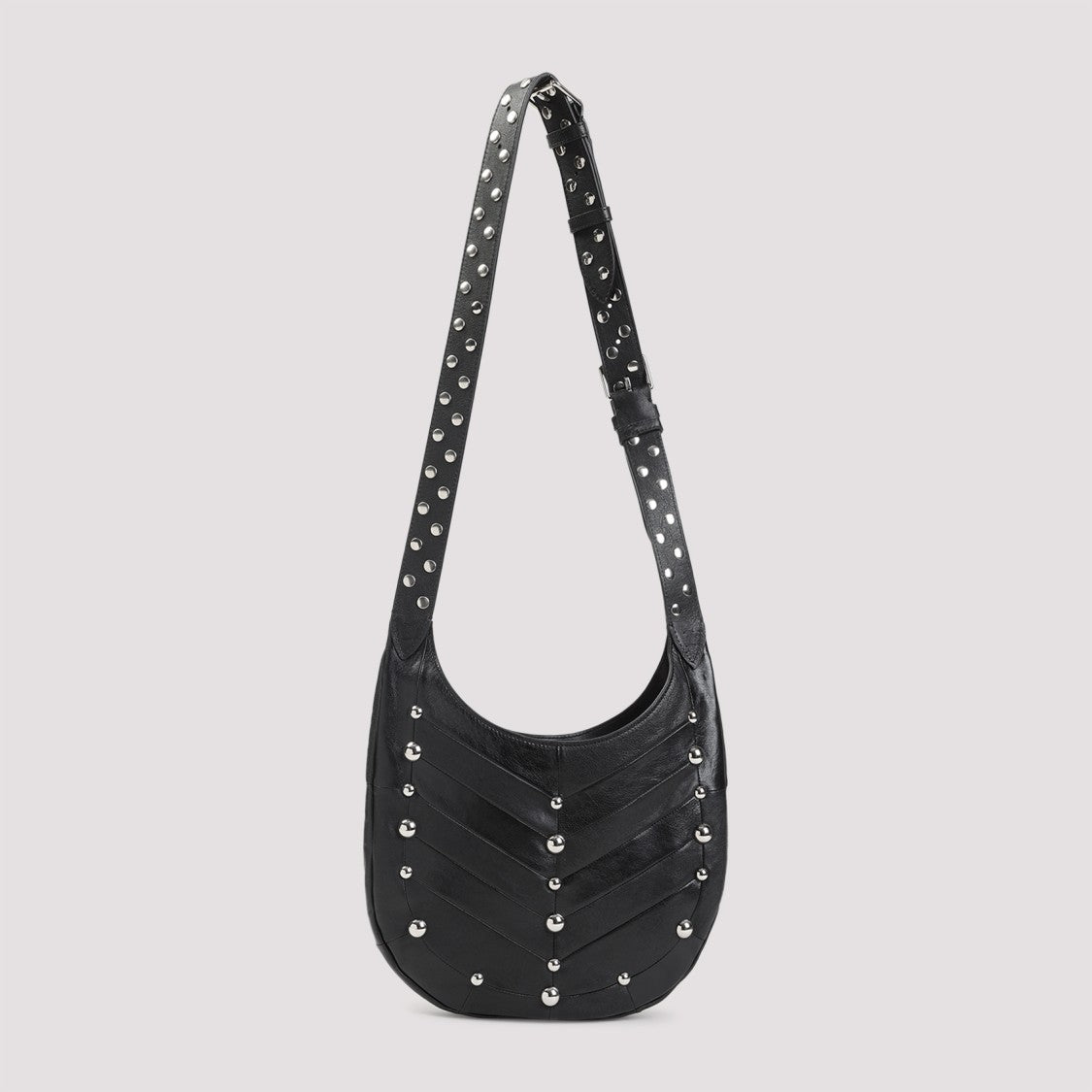 Valentino Garavani Chevron-Designed Shoulder Bag In Lambskin Leather
