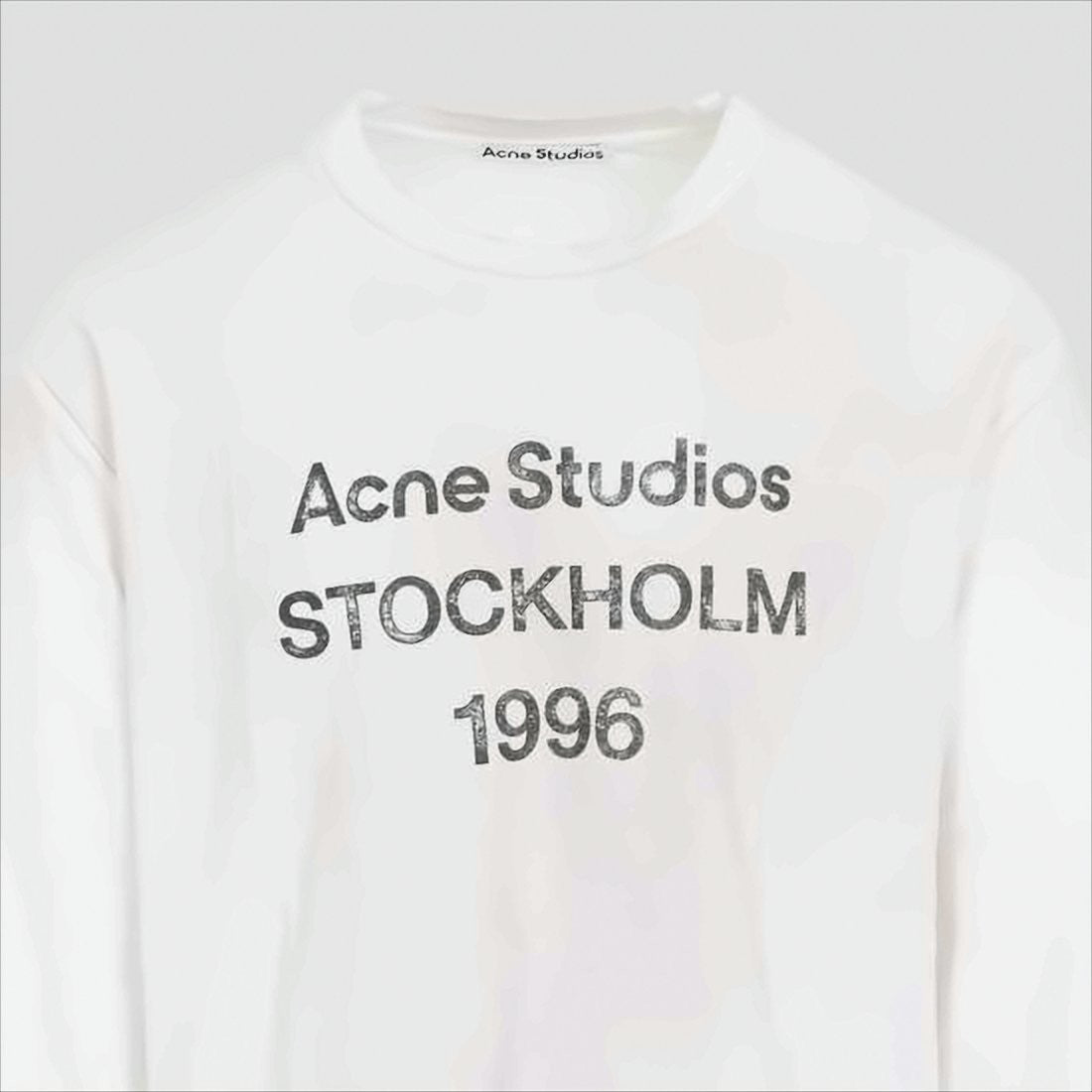 Acne Studios Long-Sleeved Shirt With Distressed Text Design