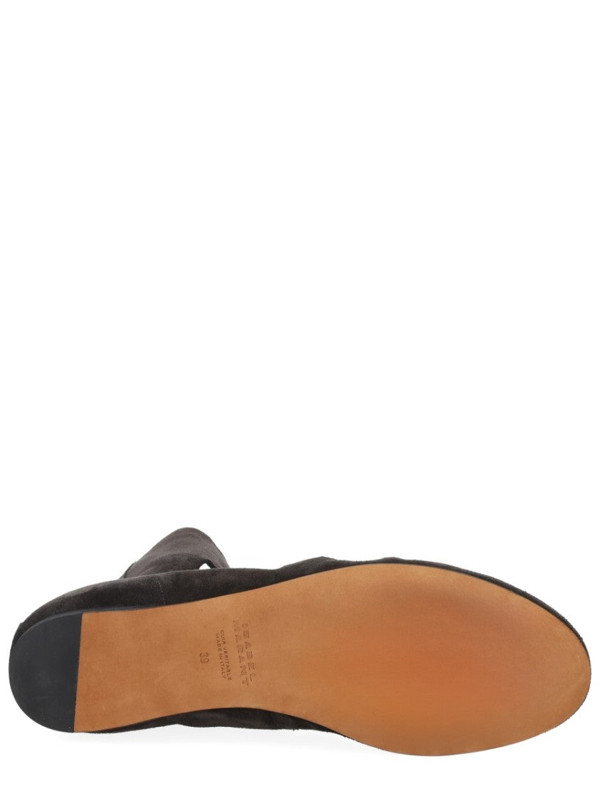Isabel Marant Black Liade Cut-Out Tassel Boots