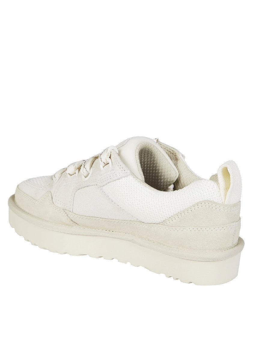 Ugg Lo Lowmel Low-Top Lace-Up Sneakers With Padded Collar