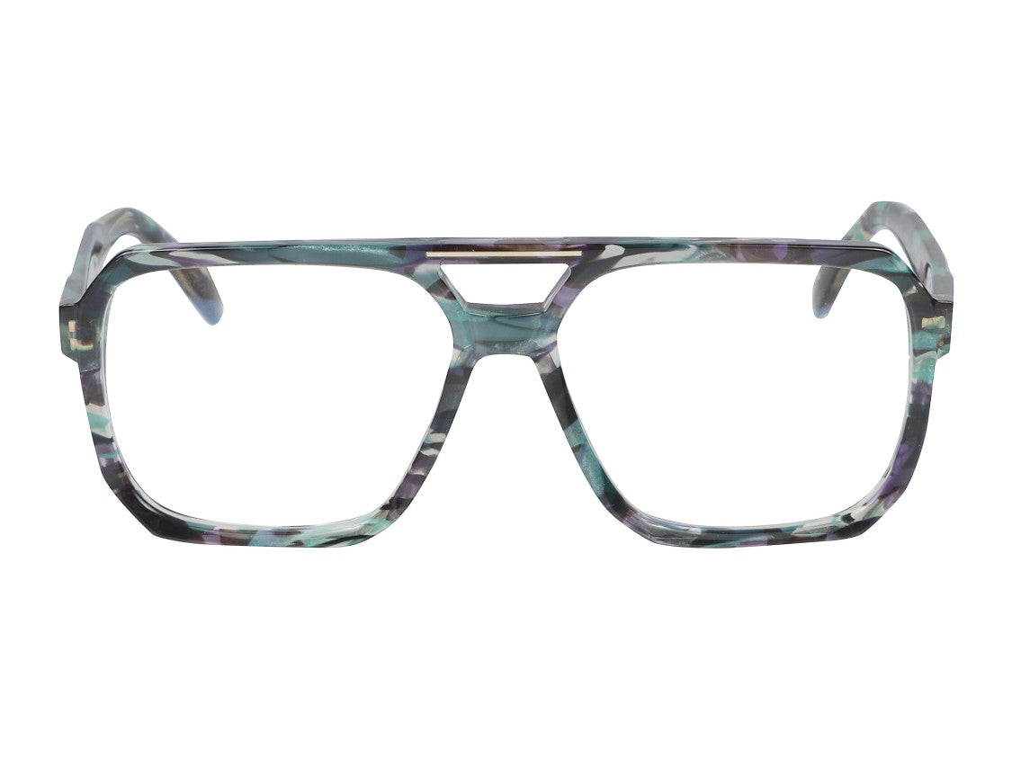 Kador Big 1-58 Double Bridge Bold Oversized Square Eyeglasses
