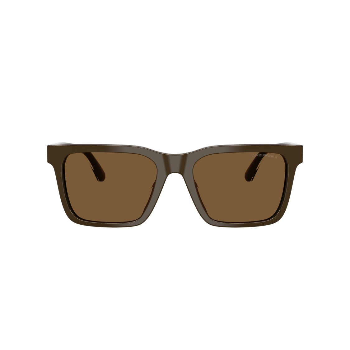 Emporio Armani 0Ea4262u Bold Rectangular Acetate Sunglasses With Metallic Accents