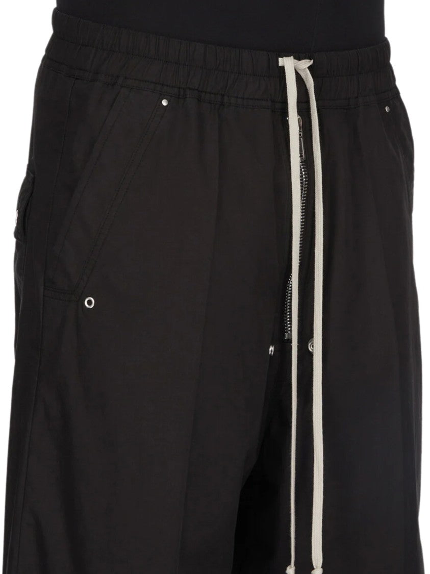 Drkshdw By Rick Owens Wide-Leg Trousers With Elastic Waistband And Drawstring