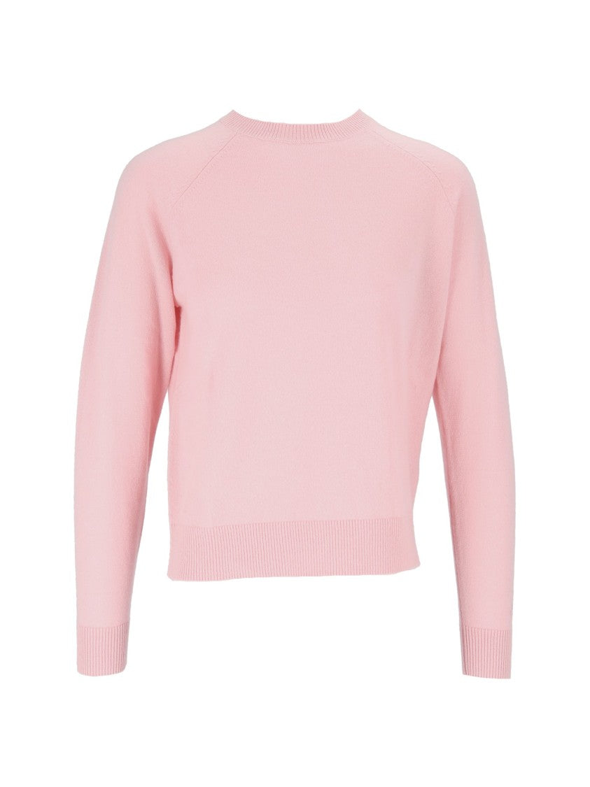 Mc2 Saint Barth Light Pink Delphine Soft Cashmere Oversized Sweater