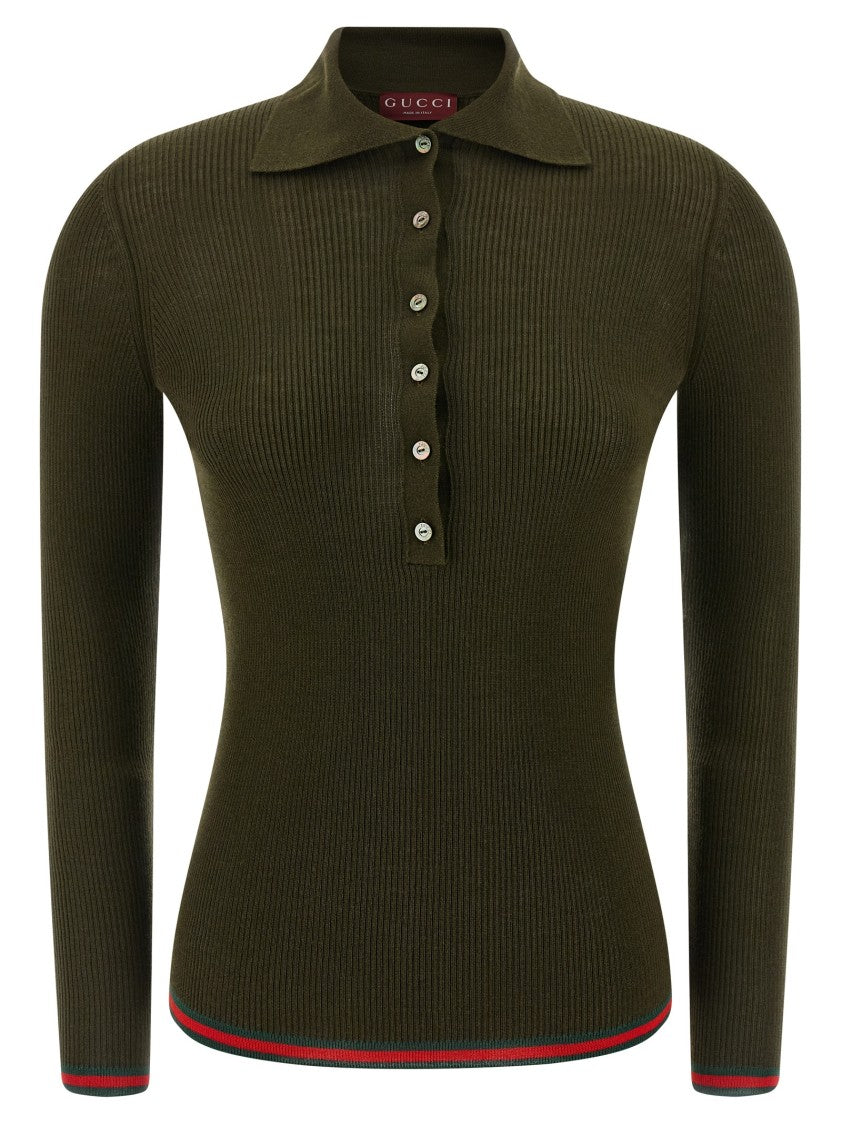 Gucci 'Nastro Web' Polo Shirt
