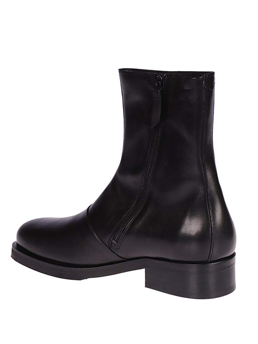 Our Legacy Pointed Leather Ankle Boots