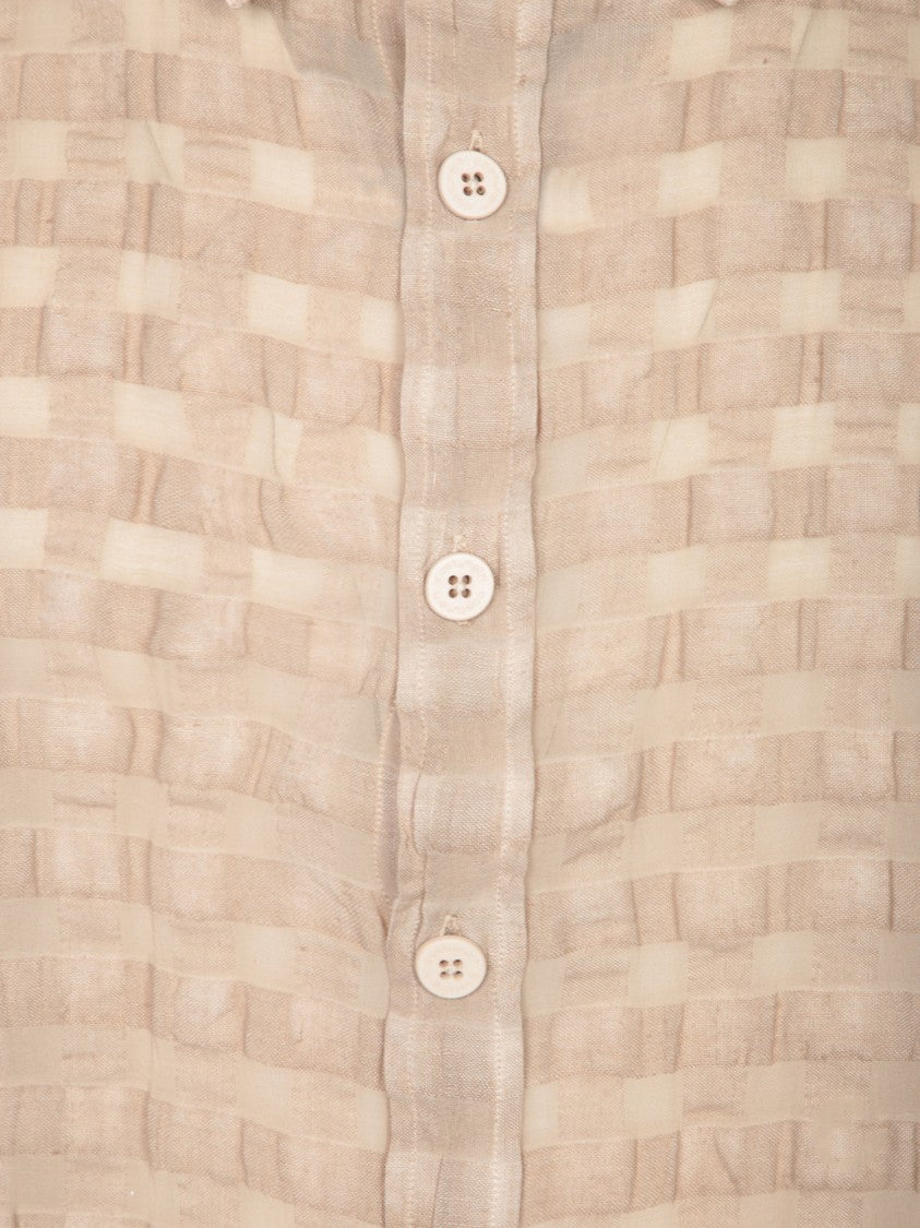 Costumein Short Sleeve Linen Shirt