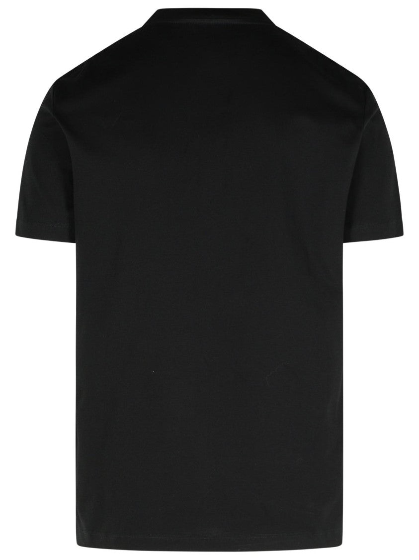Versace Black Cotton T-Shirt