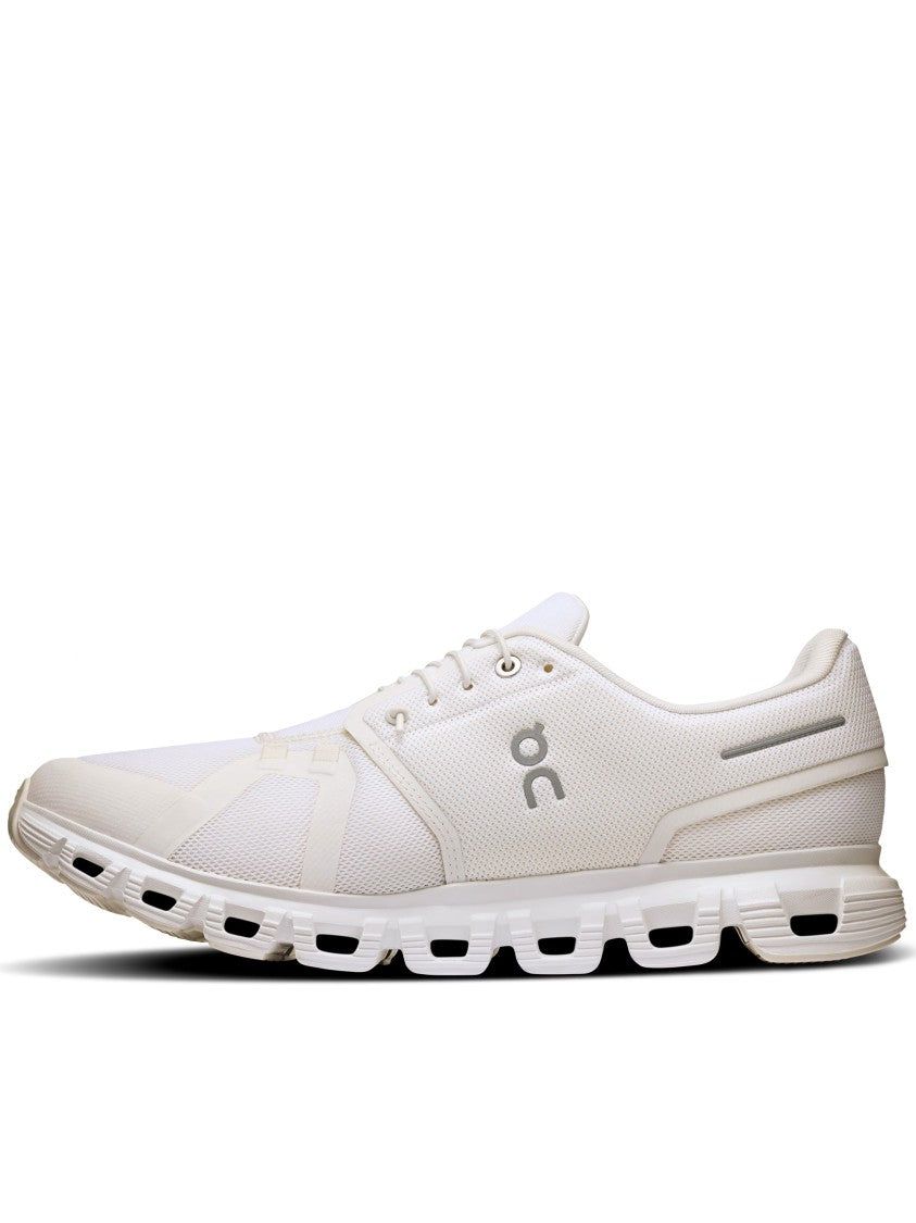 On White Cloud 6 Breathable Mesh Running Sneakers