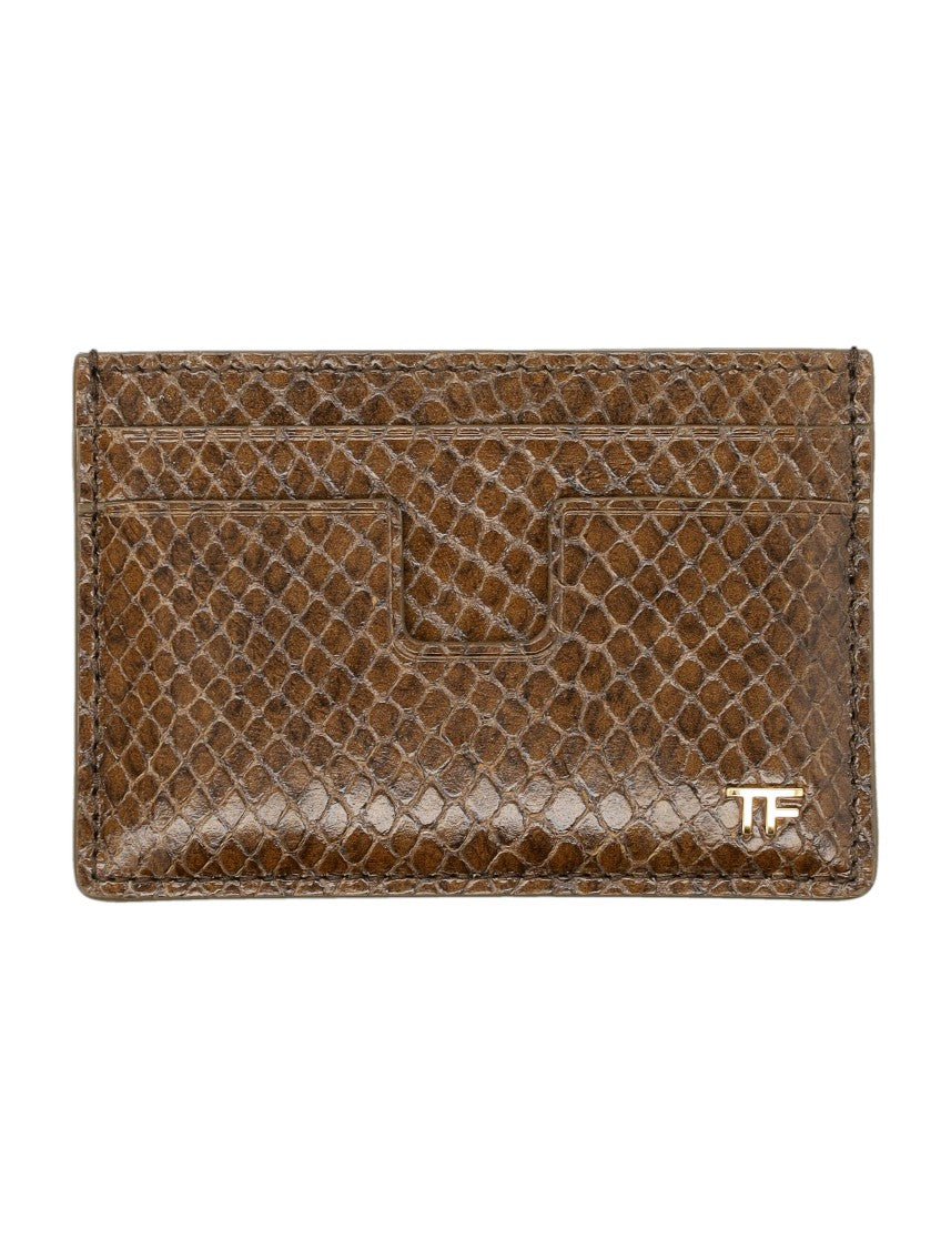 Tom Ford Printed Python Cardholder