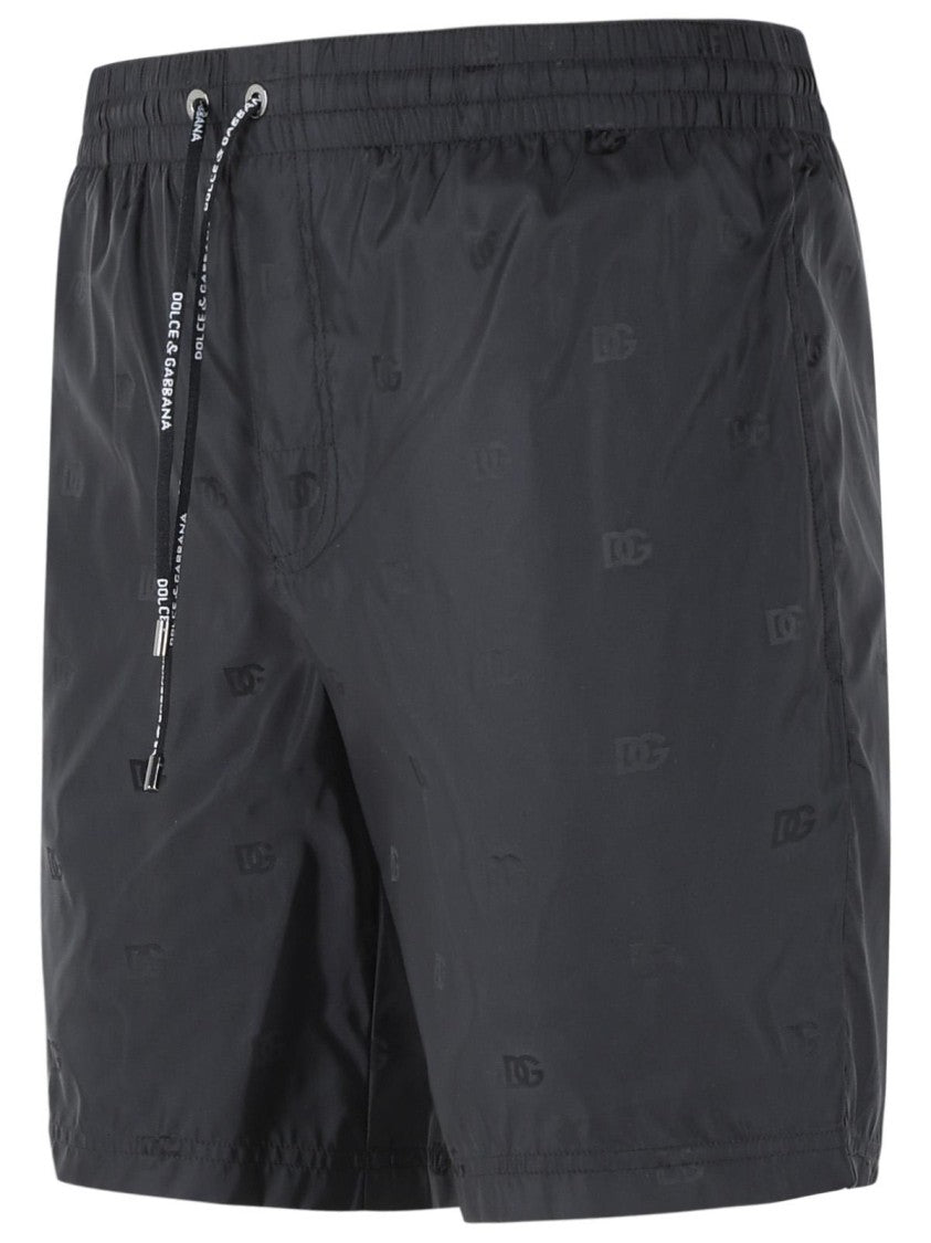 Dolce & Gabbana Black Polyamide Swimsuit