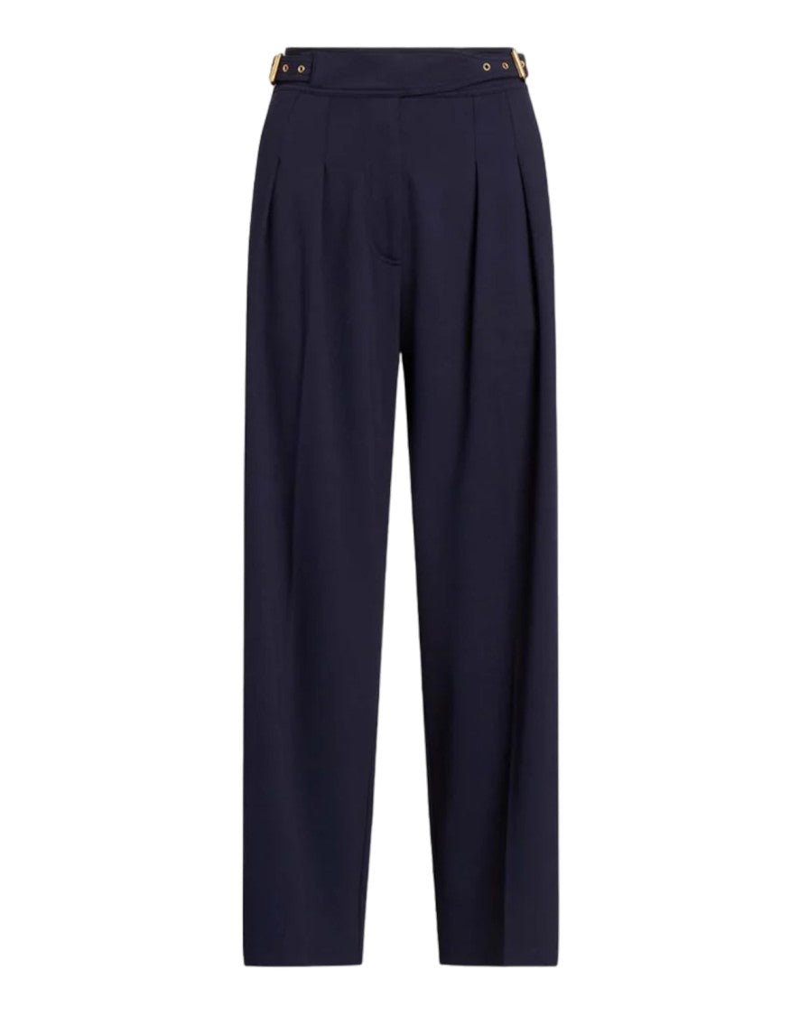 Lauren Ralph Lauren High-Waisted Wide-Leg Trousers