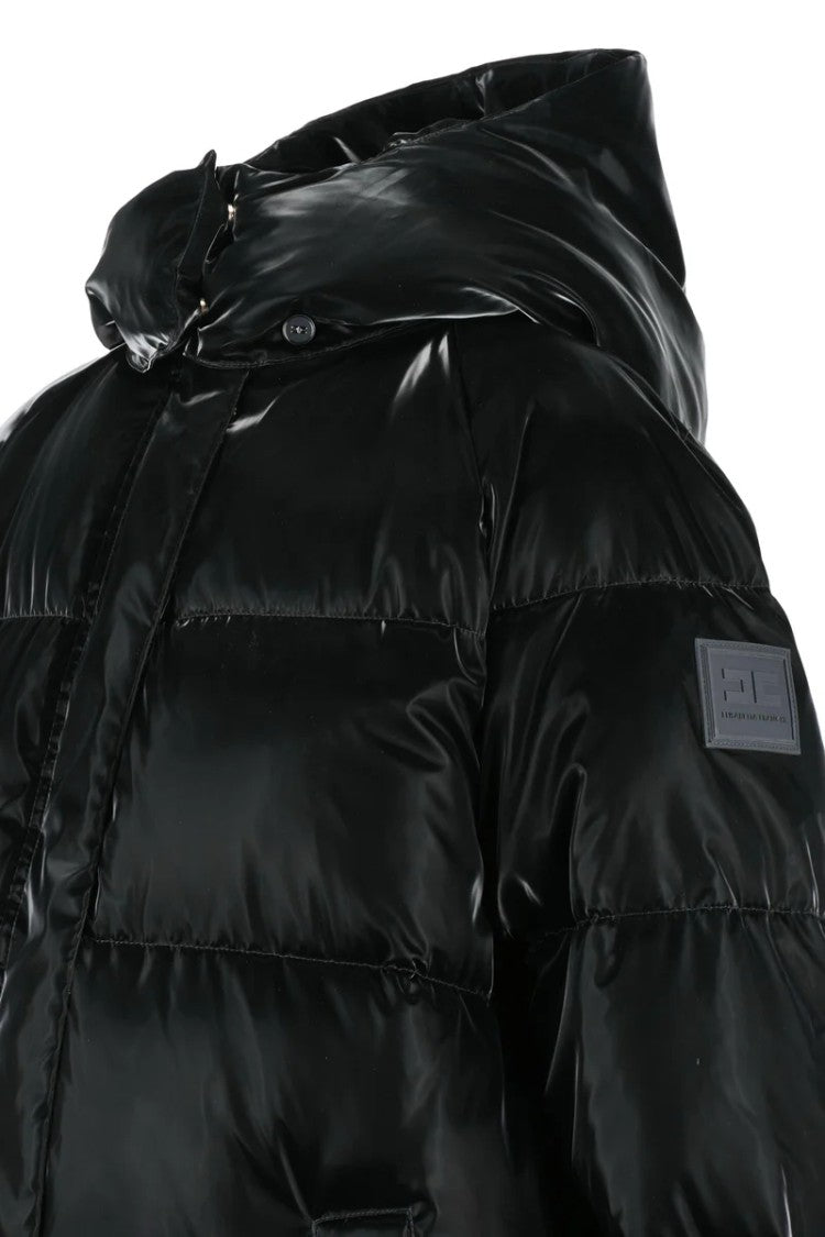 Elisabetta Franchi Padded Down Jacket - Black