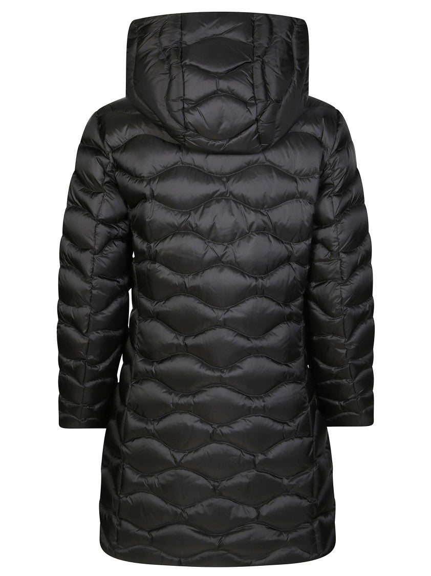Blauer Lyne Long Quilted Hooded Jacket