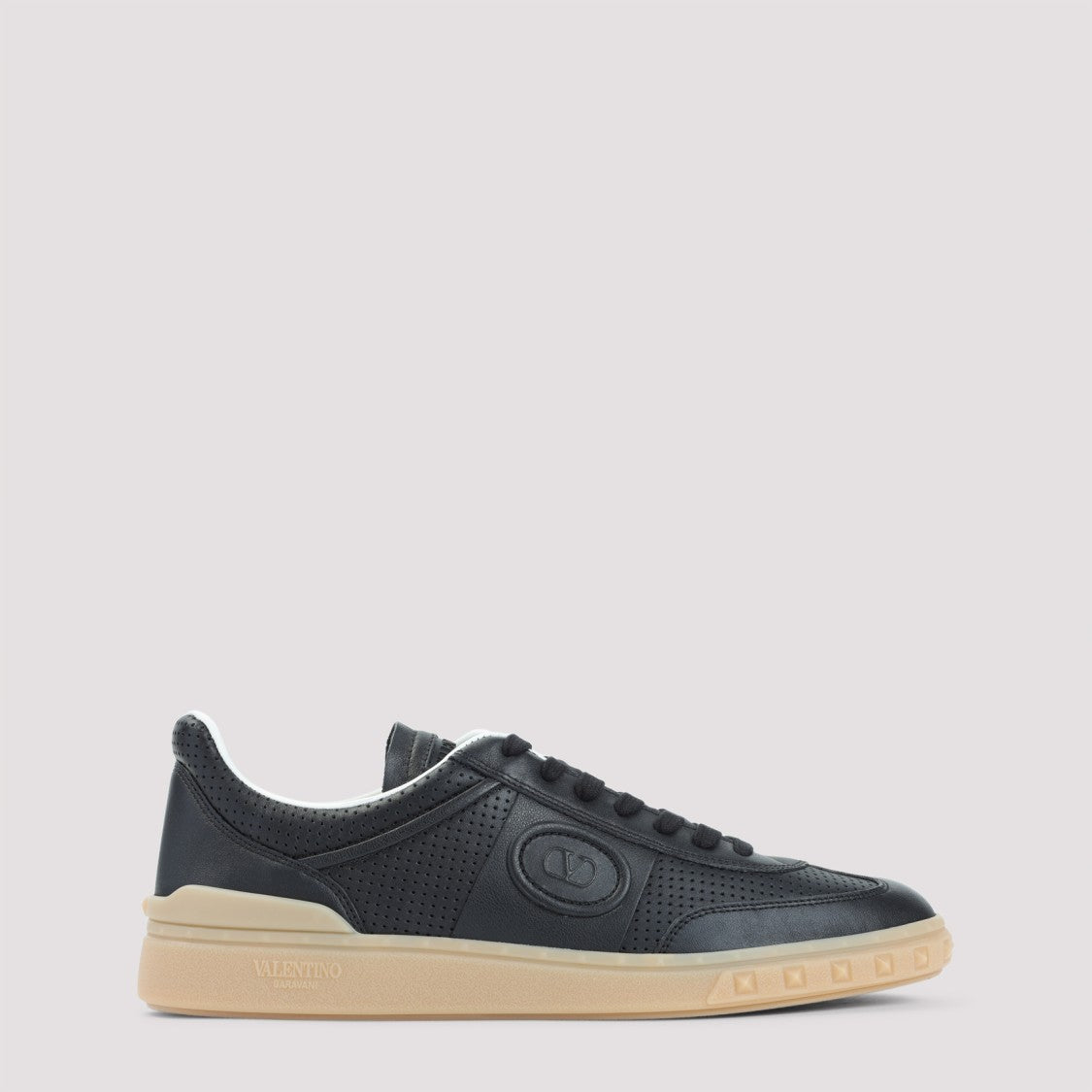 Valentino Garavani Premium Leather And Rubber Sneakers