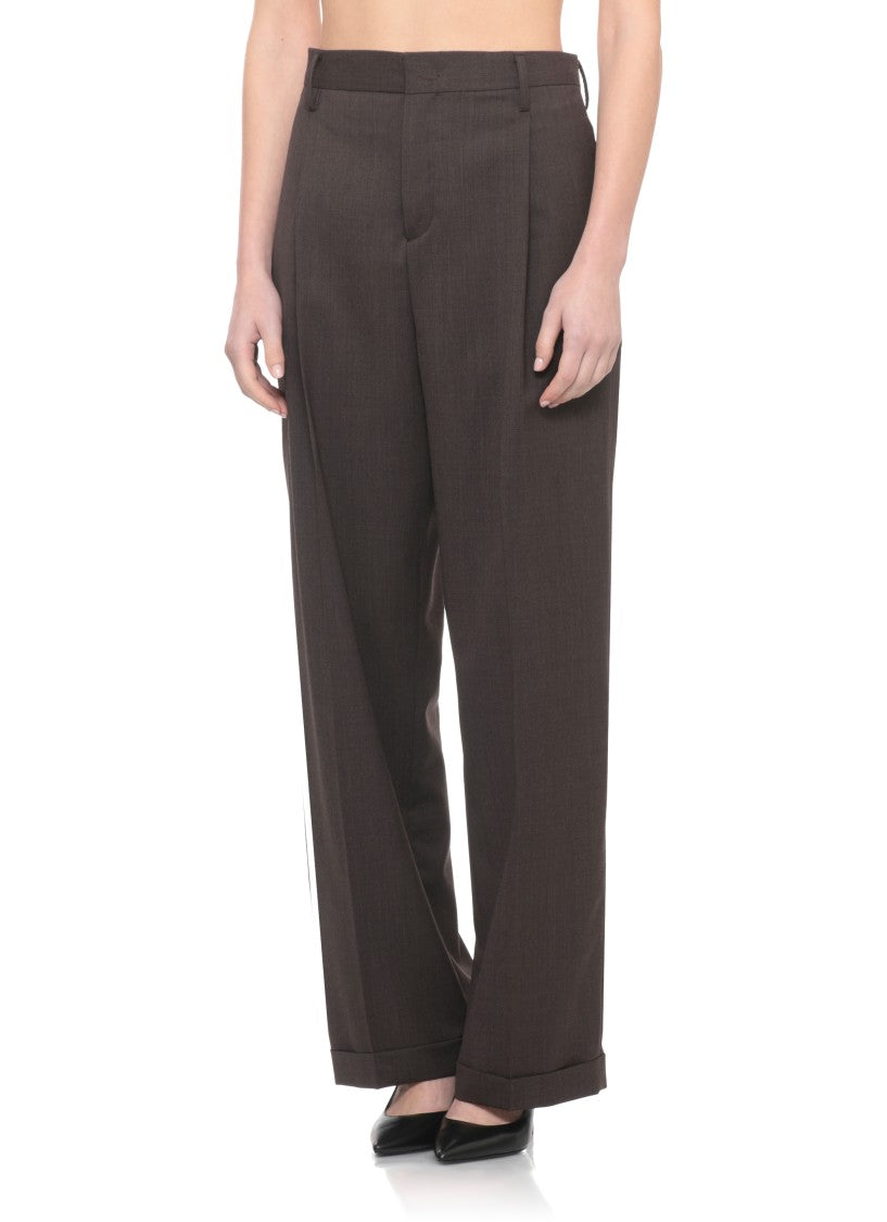 Briglia 1949 Brown Borgonuovo Wool-Blend Pants