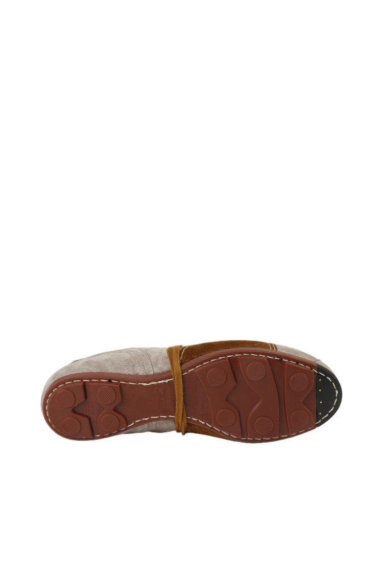 Pantofola D'oro Blue Mesh Suede Pdo Hand-Stitched Sneakers