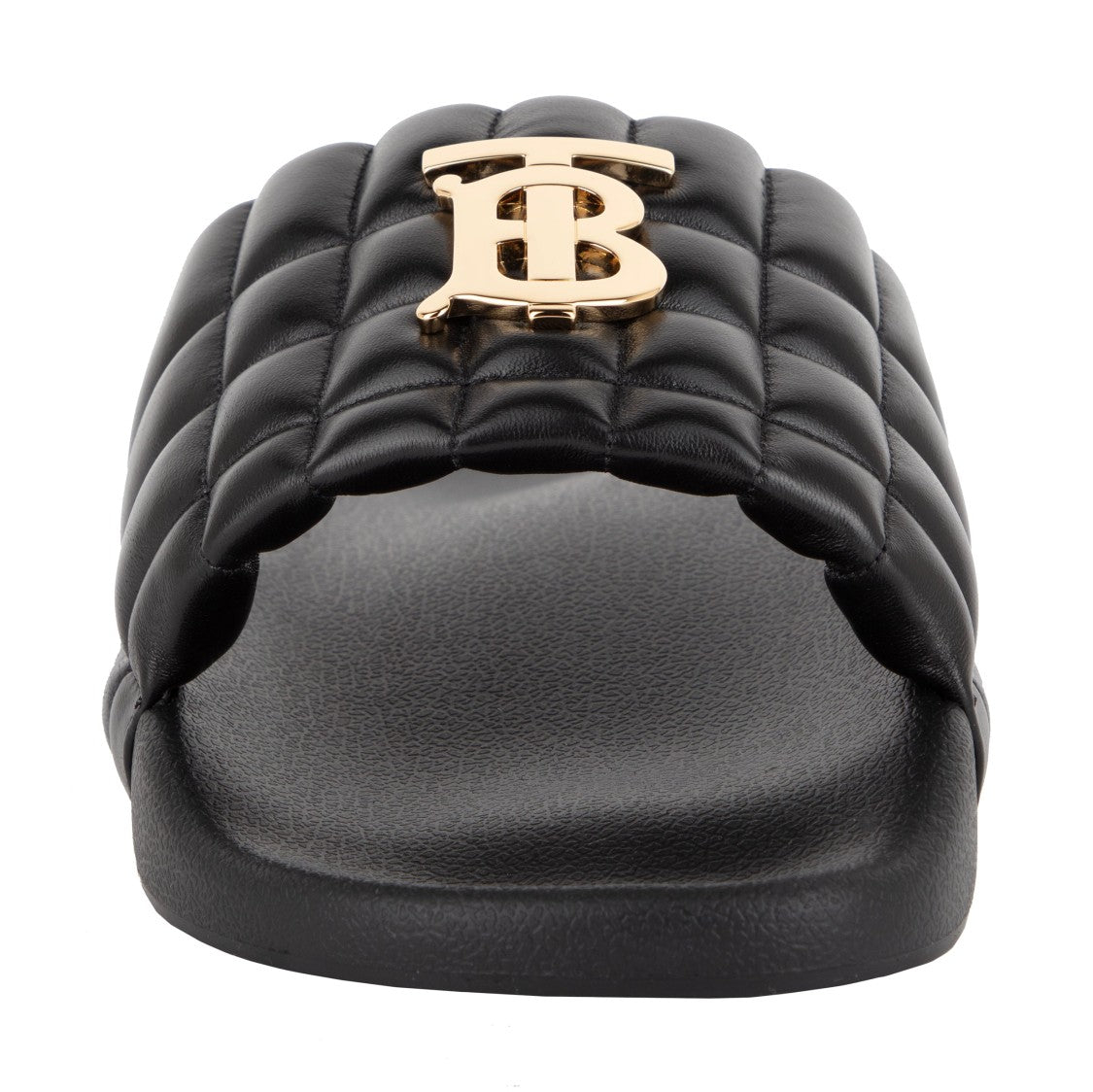 Burberry Monogram Motif Quilted Lambskin Slides
