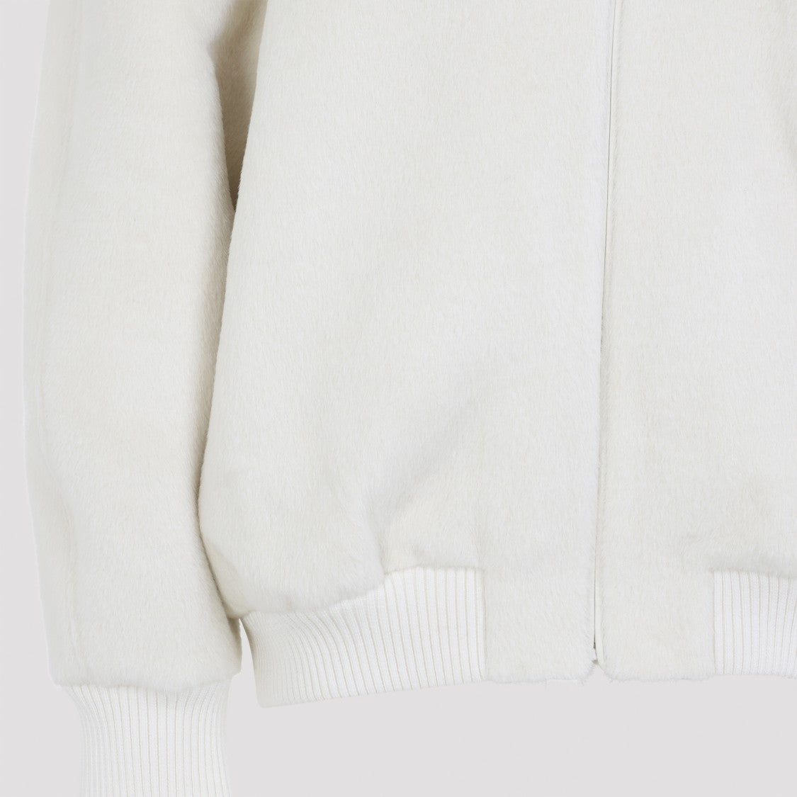 Jacquemus White Alpaca Blend Jacket