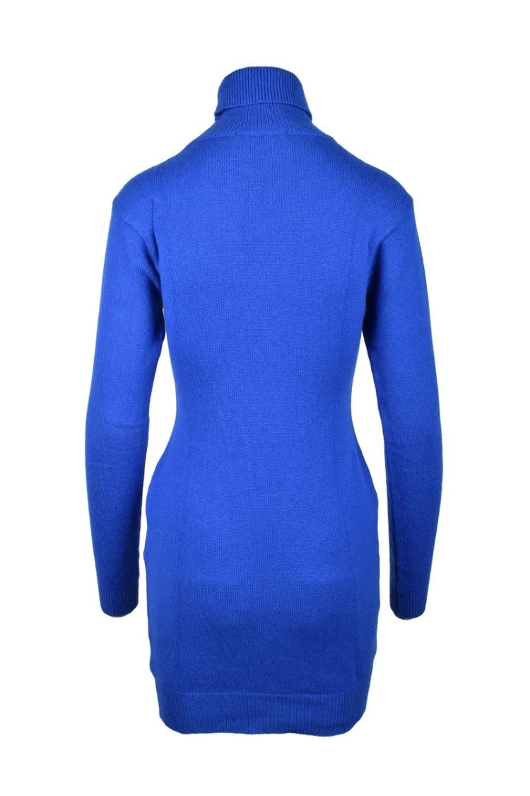 Chiara Ferragni Fitted Knit Dress With High Turtleneck