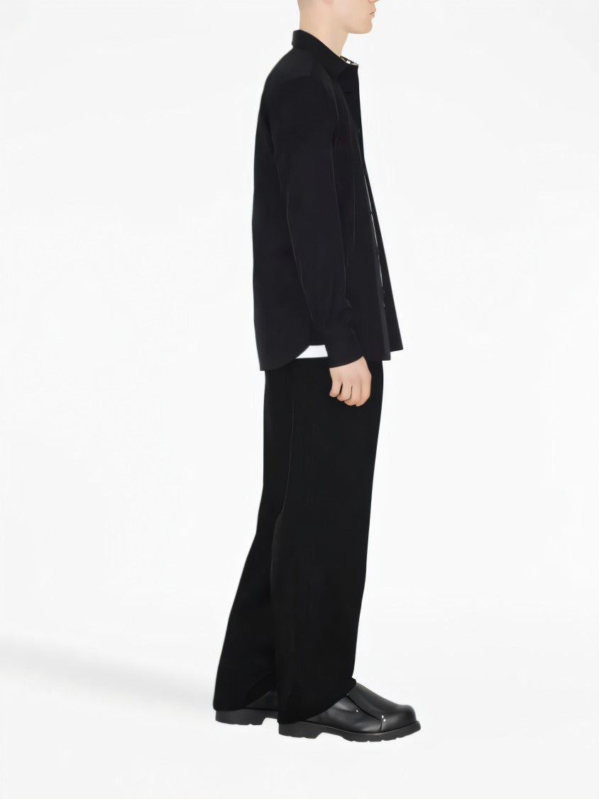 Burberry Long-Sleeved Shirt With Distinctive Check Interior