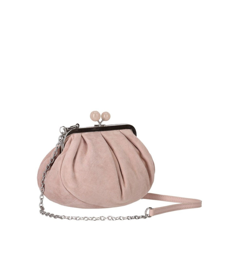 Max Mara Pasticcino Valois Small Pink Clutch