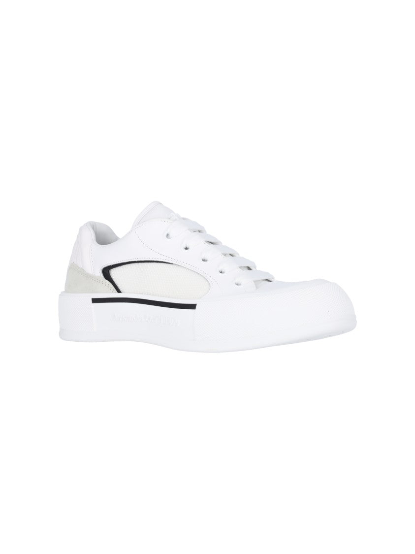 Alexander Mcqueen Plimsoll' Skate Sneakers – White
