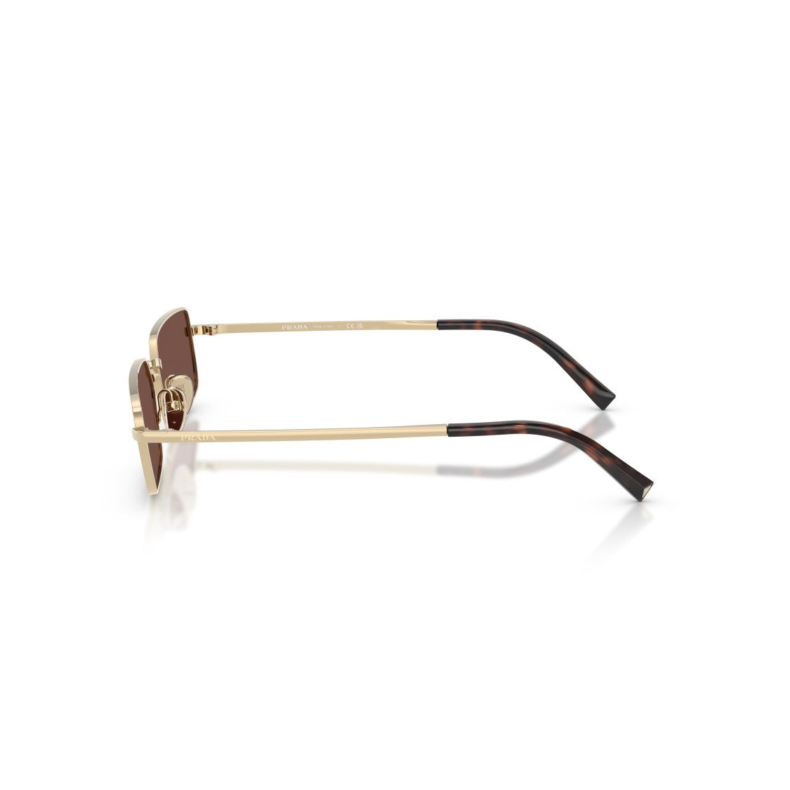 Prada 0Pr A60s Rectangular Steel Sunglasses