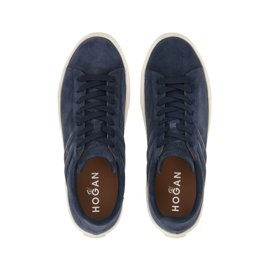 Hogan Suede Leather Sneakers With Removable Insole