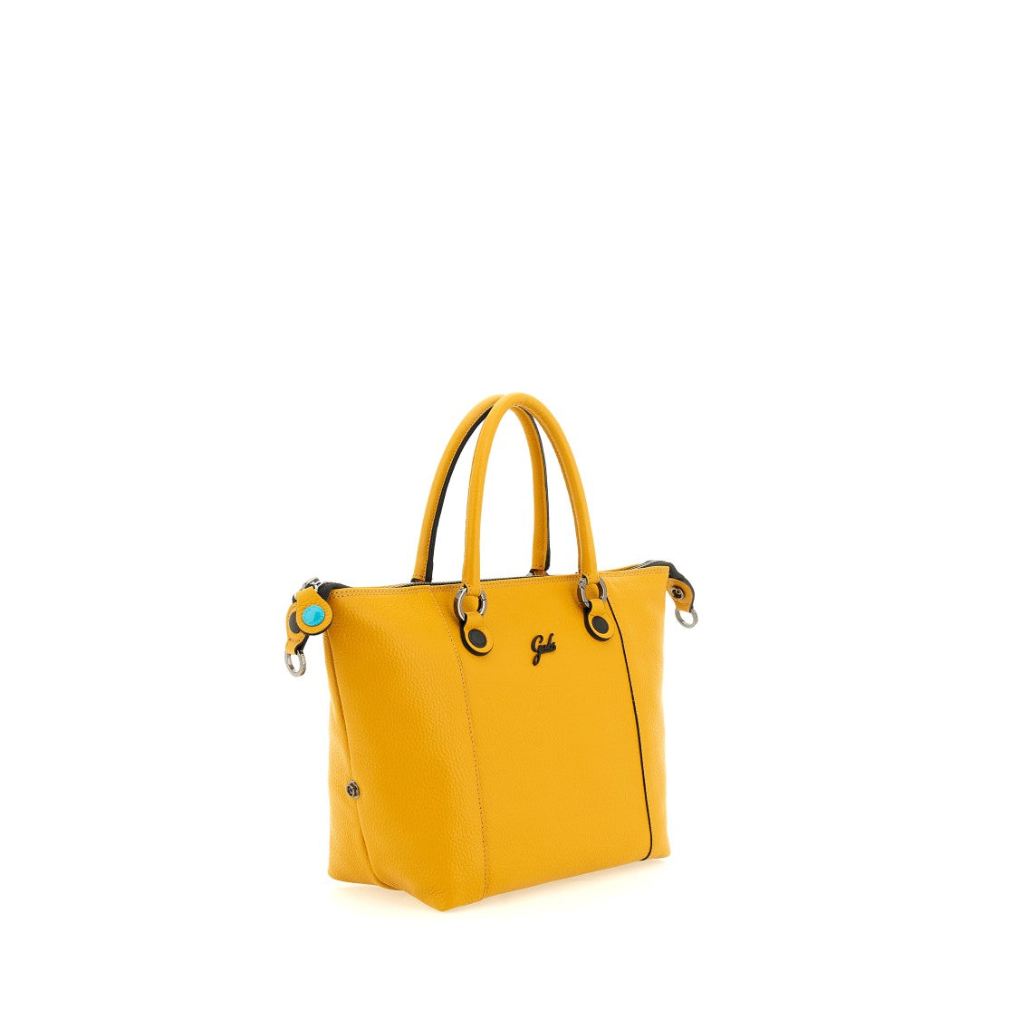Gabs Structured Yellow Leather Handbag With Transformative Features