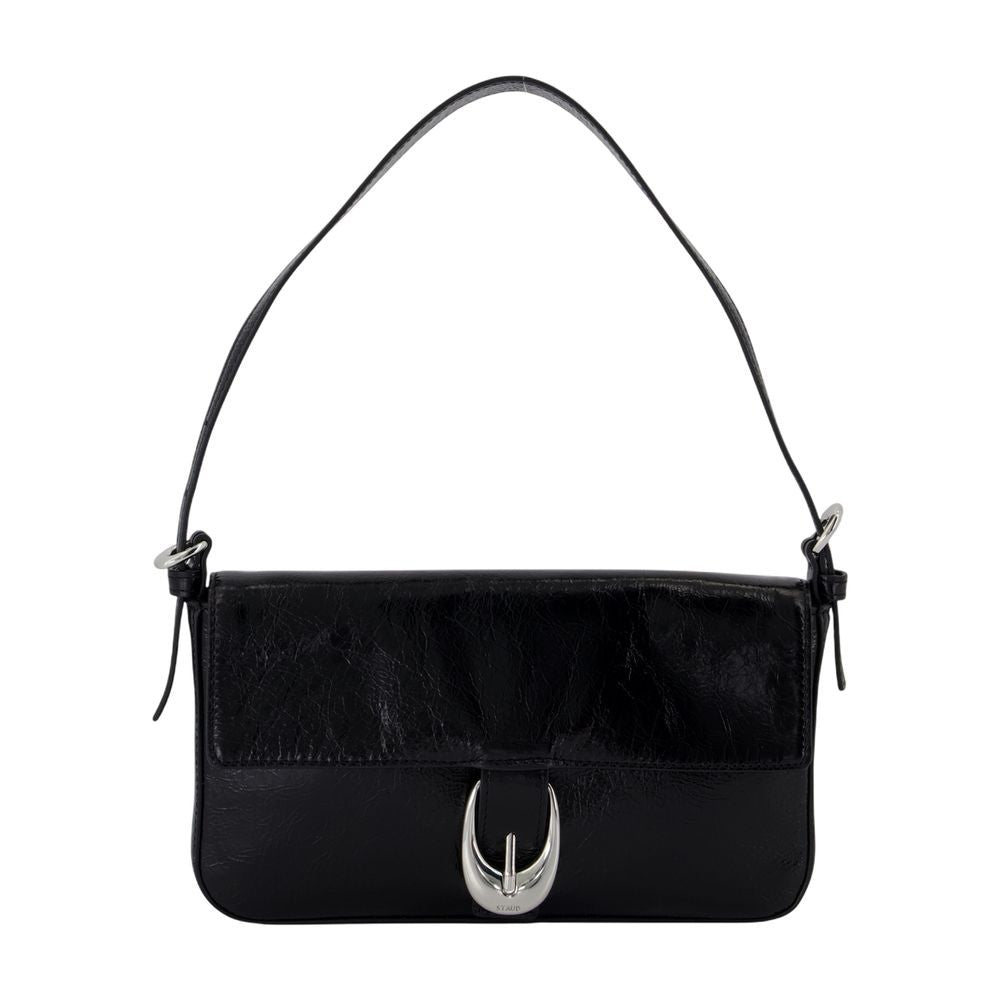 Staud Harlow Shoulder Bag - Leather - Black