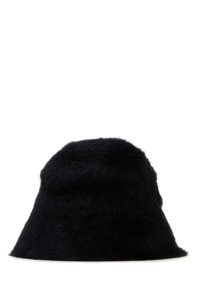 Burberry Black Eco Fur Bucket Hat