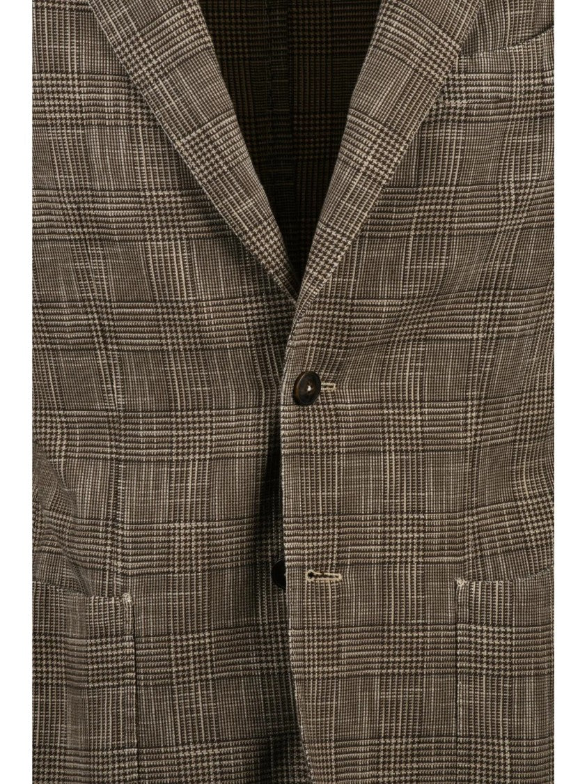 L.B.M. 1911 Biscuit Men Cotton Silk Blazer Jacket