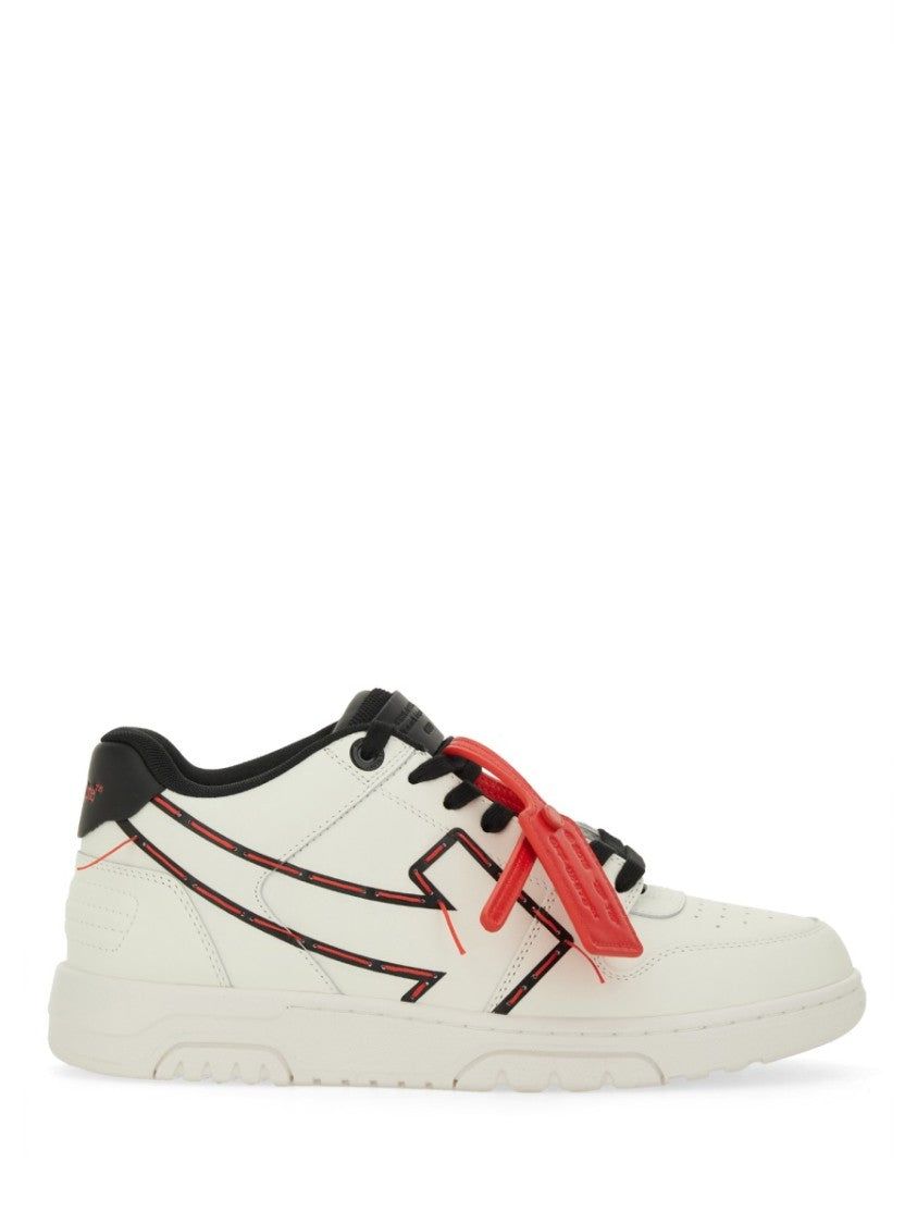 Off-White Smooth Leather Sneakers