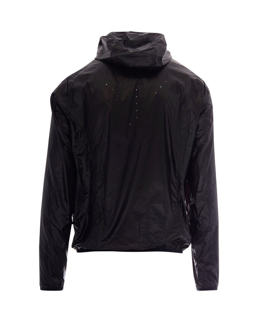 Roa Hue Packable Wind Jacket In Black
