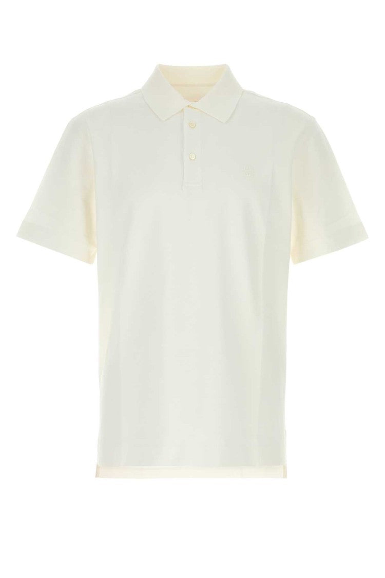 Givenchy White Piquet Polo Shirt