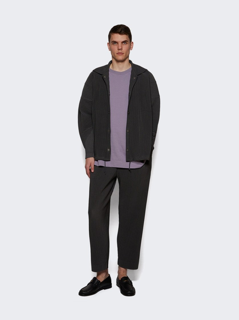 Homme Plissé Issey Miyake Pleated Pants - Charcoal Grey