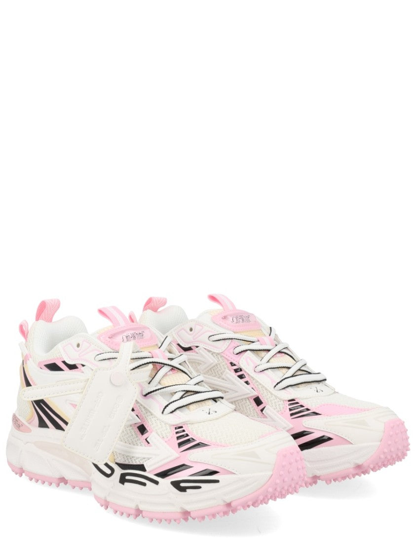 Off-White Be Right Back Layered Design Mesh Sneakers
