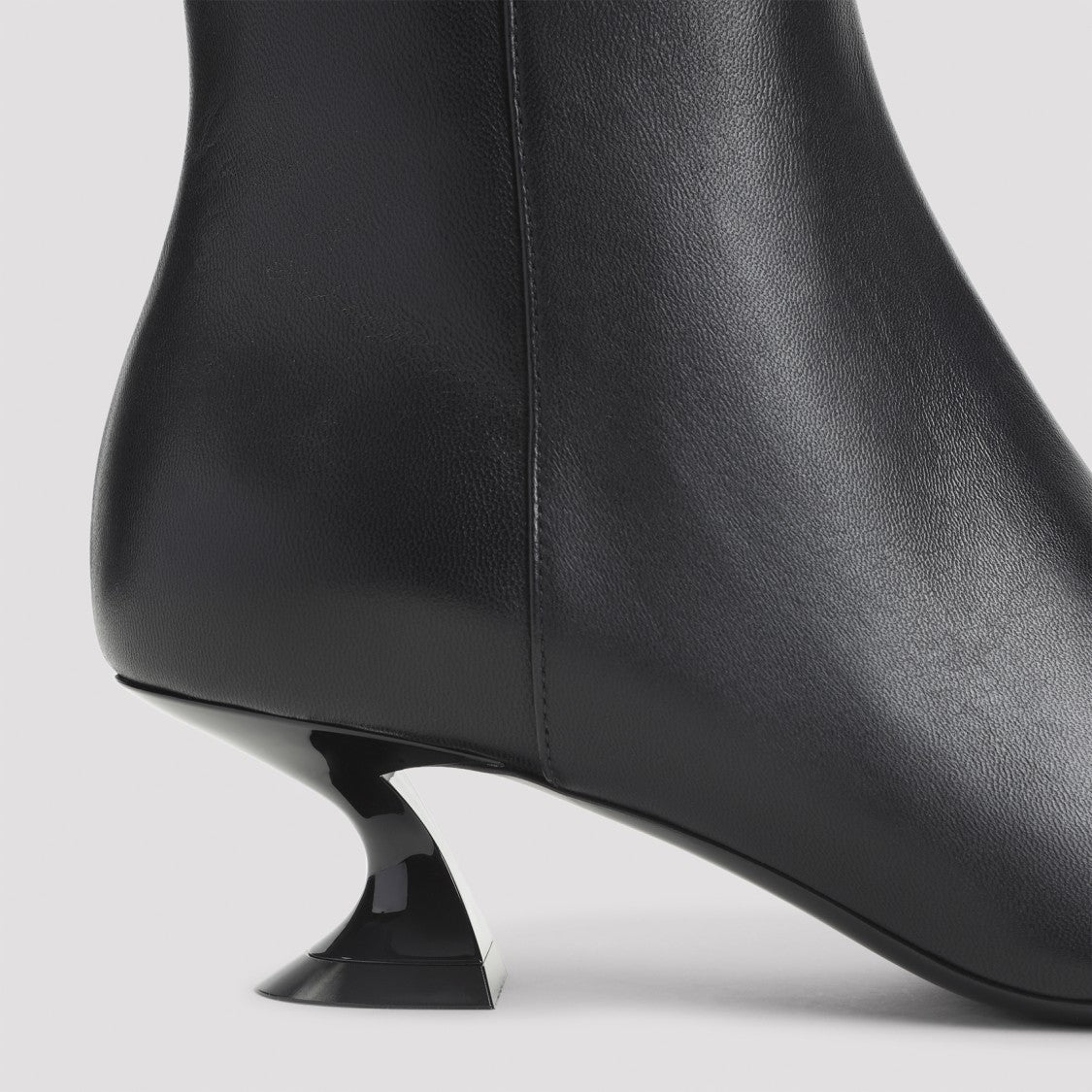 Lanvin Kitten Heell 50 Mm Black Lambskin Ankle Boots