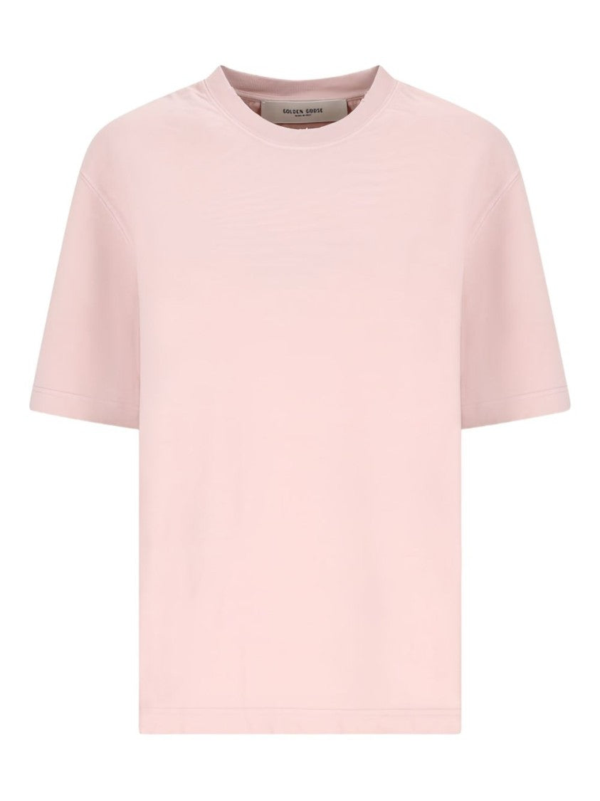 Golden Goose Embossed Detail Short Sleeve Silk Polo