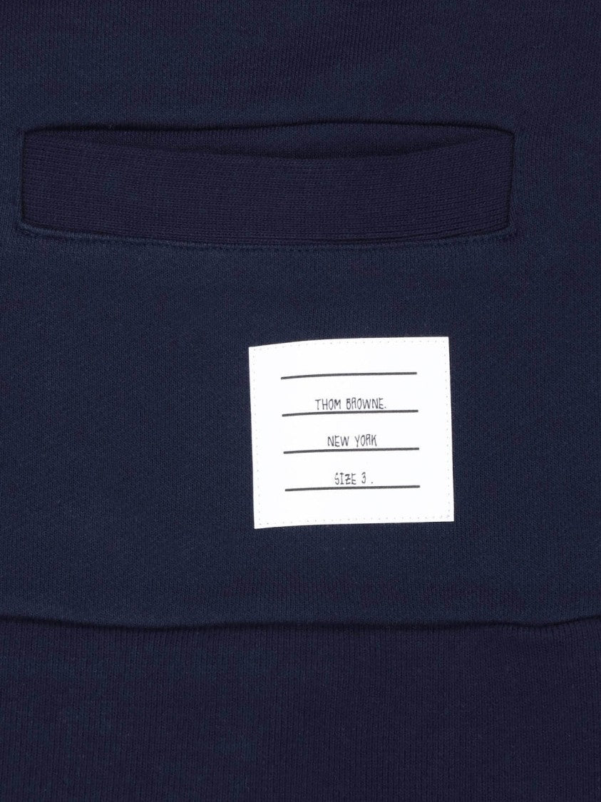 Thom Browne Blue 4-Bar Cotton Cardigan