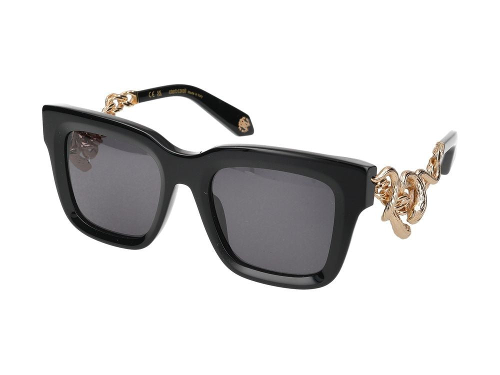 Roberto Cavalli Sunglasses Src041m 0700 Black 52/20/140