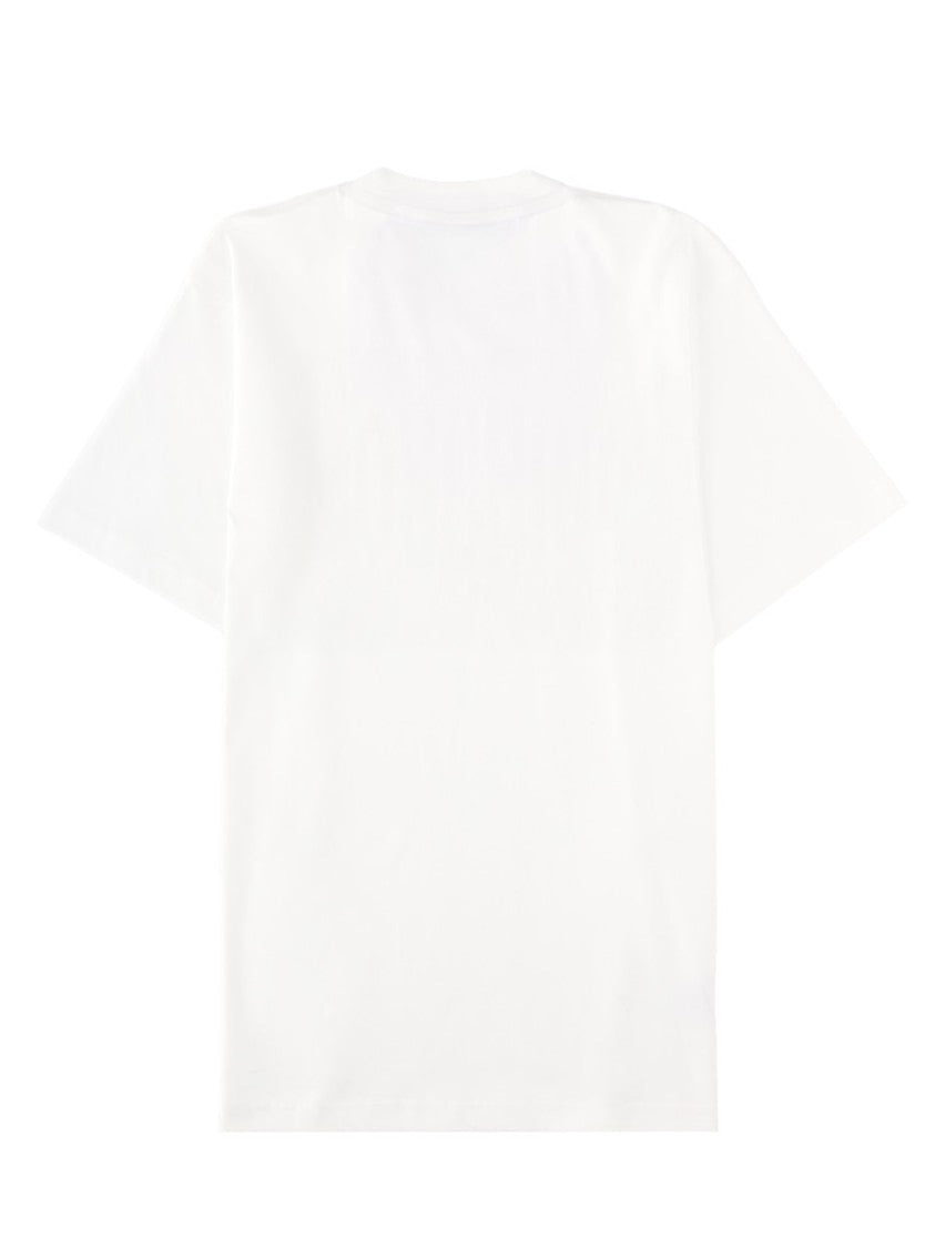 Moschino Crew Neck Curved Logo T-Shirt