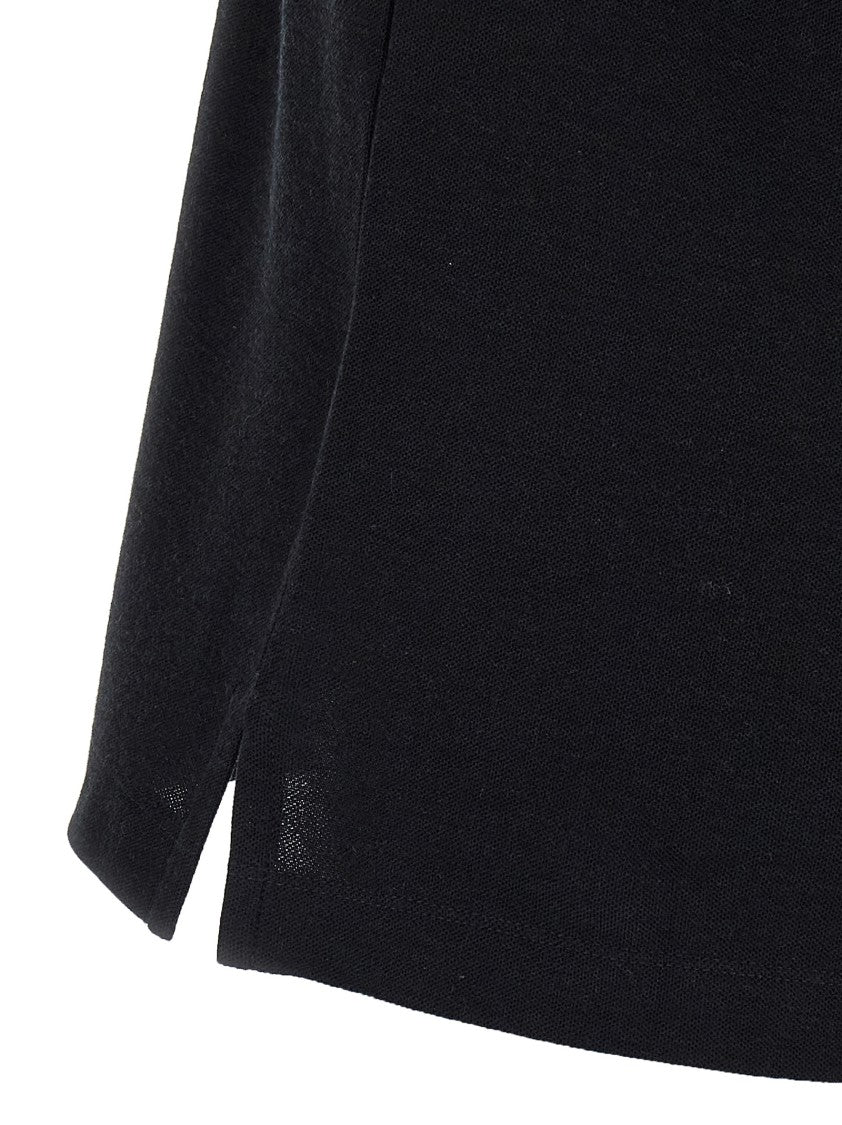 Zegna Cashmere Blend Polo Shirt With V-Neck